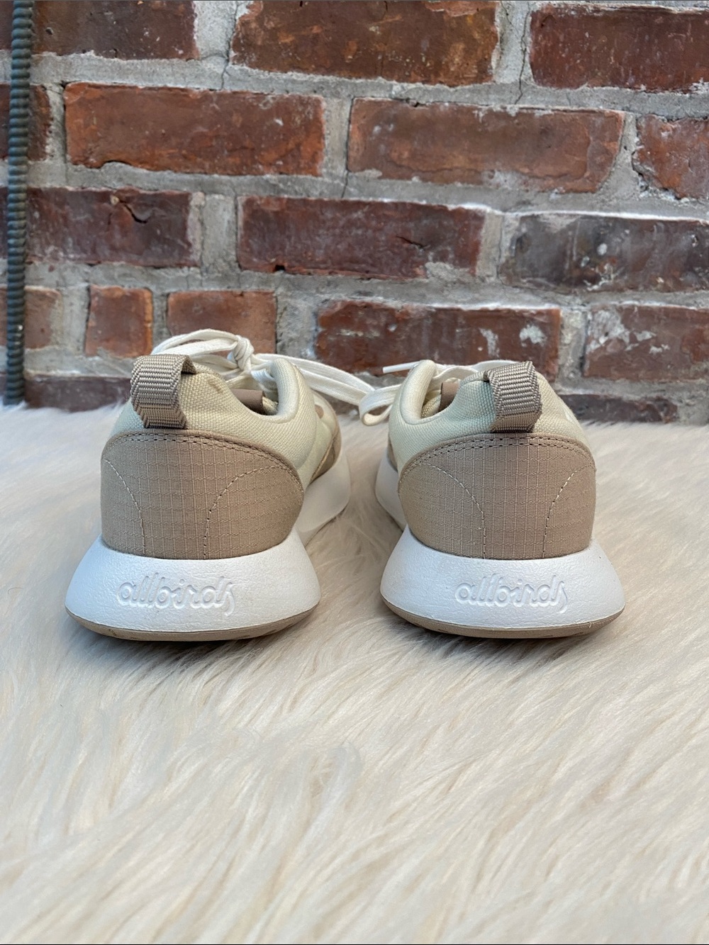 Allbirds Courier Stony Cream/Rugged Beige Sneakers, Size 8 - Picture 9 of 16